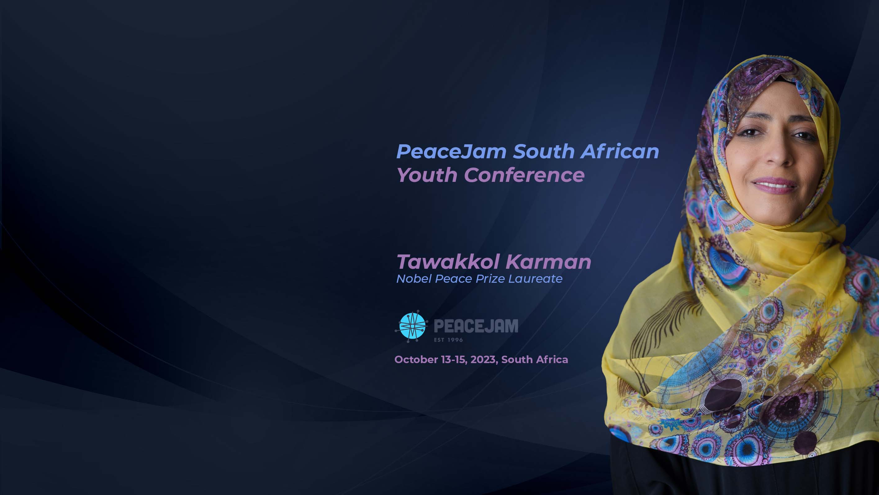 Tawakkol Karman to address at PeaceJam South Africa 2023 Youth Conference